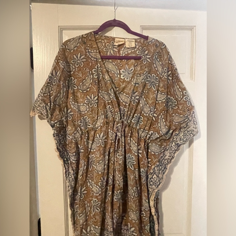 India Hicks x Holicow cover up dress o/s